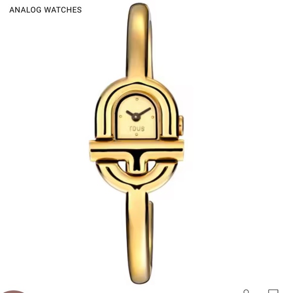 Tous Other - Tous manifestó analogue watch with gold-colored IPG steel